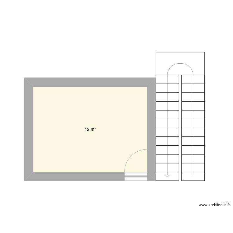 RDC. Plan de 0 pièce et 0 m2