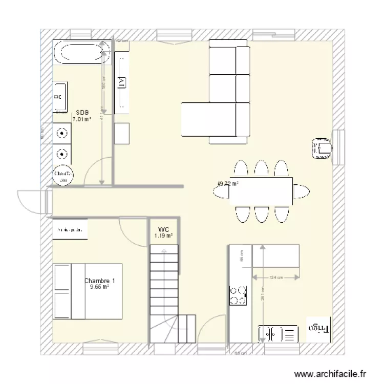 Maison Mikit 2. Plan de 