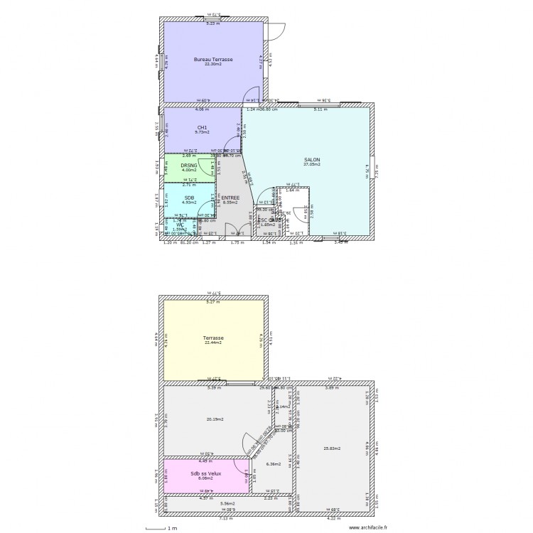 Maison V6-d. Plan de 0 pièce et 0 m2