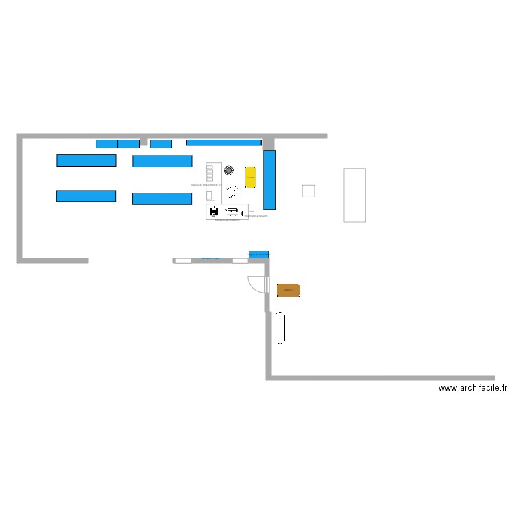 Poste de travail SystéAl. Plan de 0 pièce et 0 m2