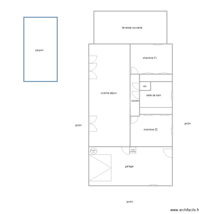 indivision jollet am. Plan de 0 pièce et 0 m2