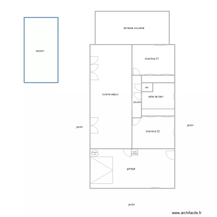 indivision jollet am. Plan de 