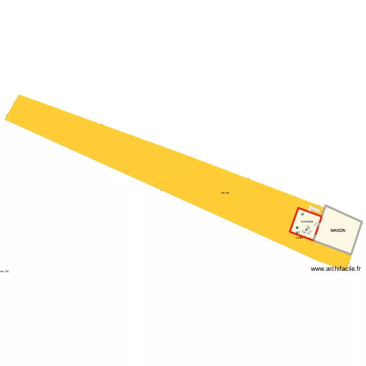 ADAMS. Plan de 2  et 110 m²