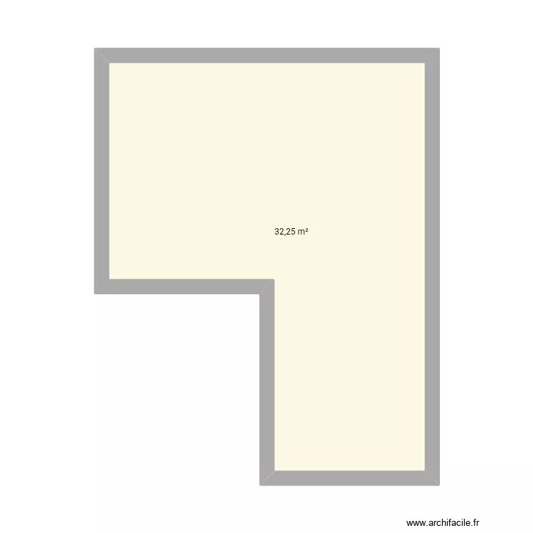 Maison. Plan de 1 pièce et 32 m² Maison. Plan de 1 pièce et 32 m²
