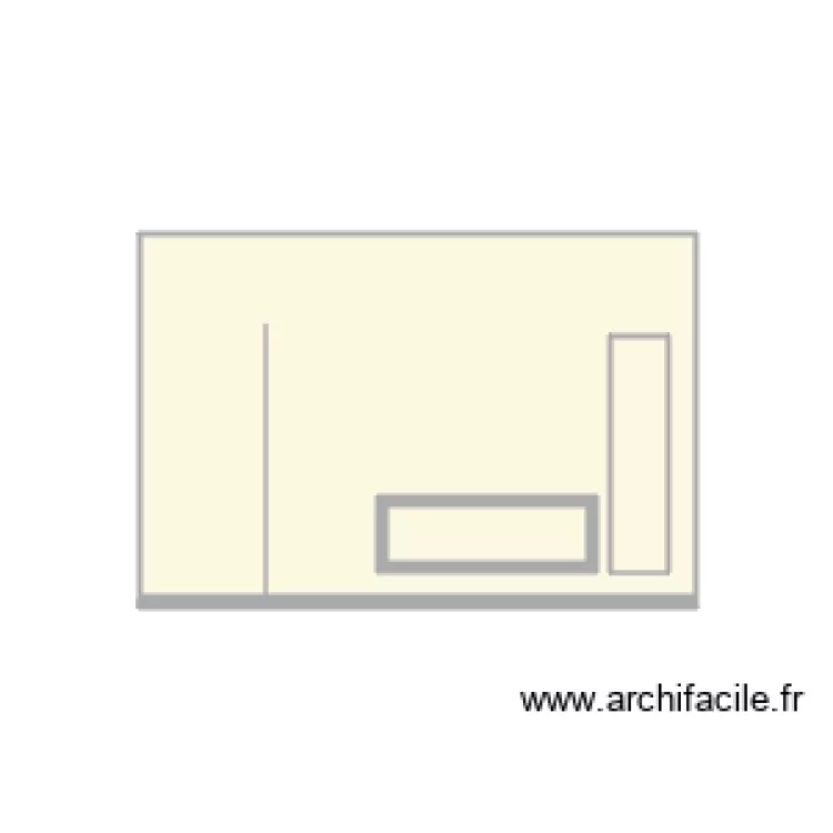 Plan mur salle eau. Plan de 