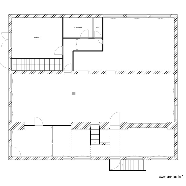 LETONDAL EXISTANT CRANSOT. Plan de 0 pièce et 0 m2