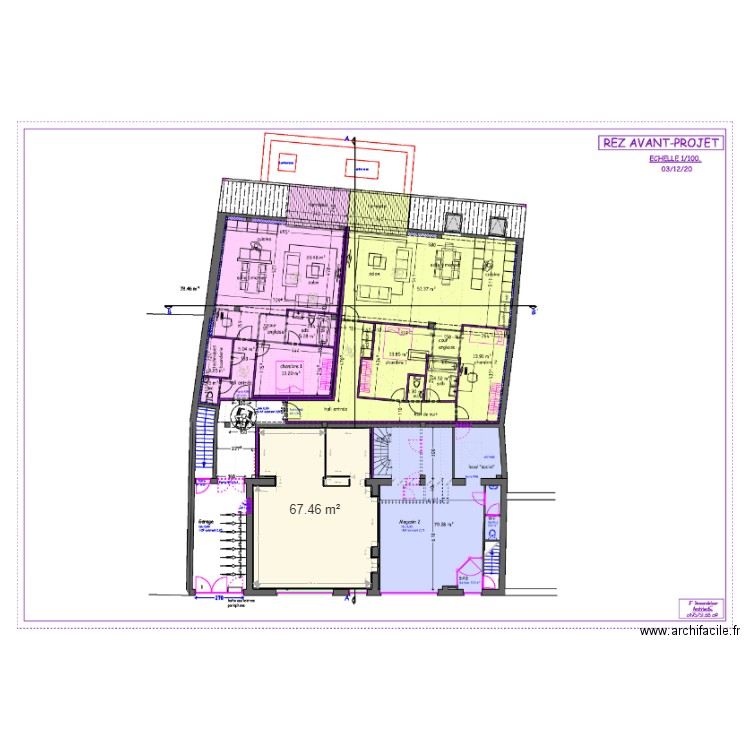 ohain boulangerie. Plan de 0 pièce et 0 m2