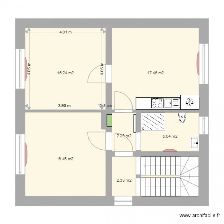 deuxieme etage V21. Plan de 0 pièce et 0 m2