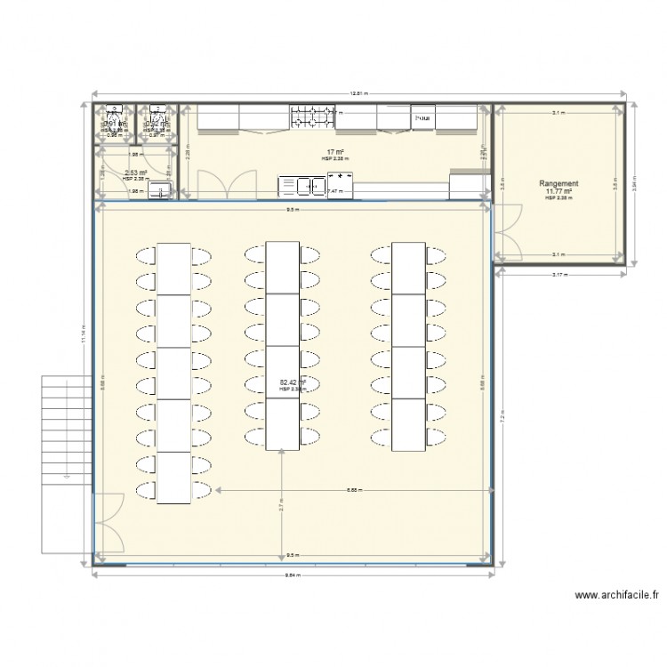 Salle Laurent 2 . Plan de 0 pièce et 0 m2