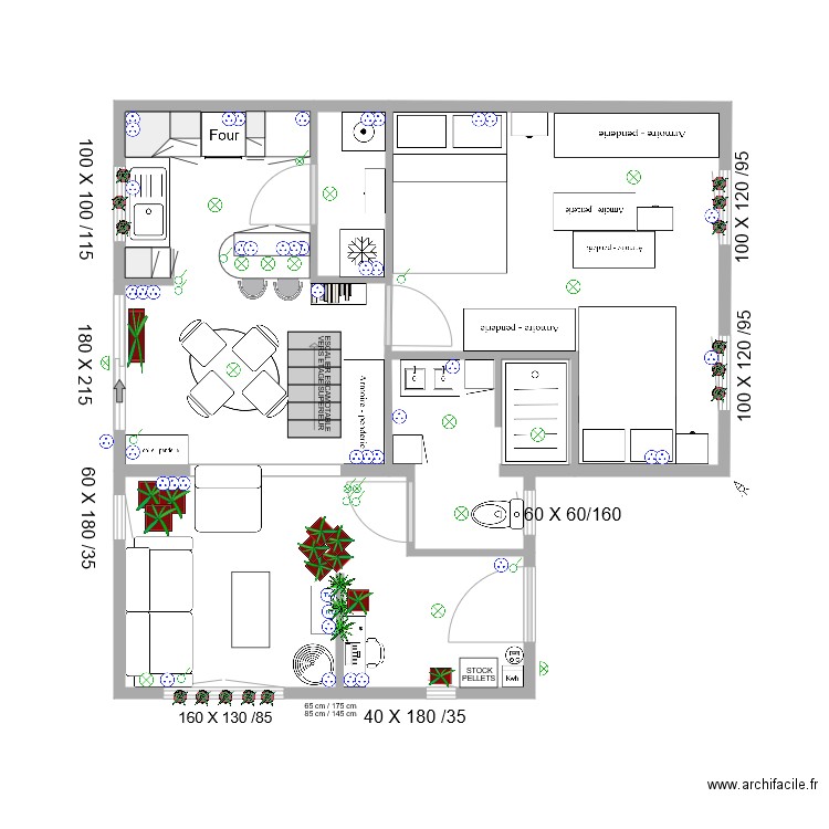 ECURIE BENOIT 1 F . Plan de 0 pièce et 0 m2