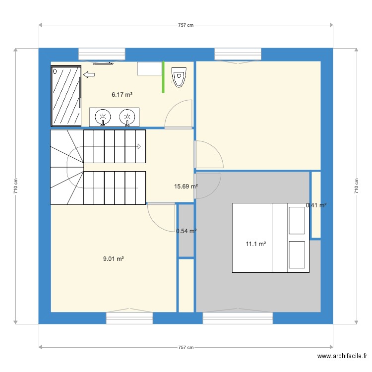 Breze 2 Etage. Plan de 0 pièce et 0 m2