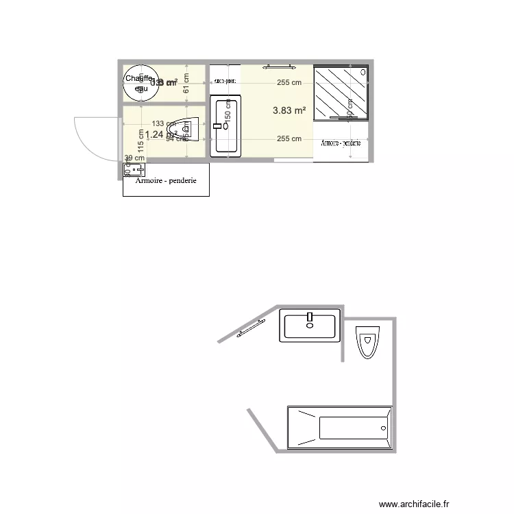 Appartement Chedid. Plan de 