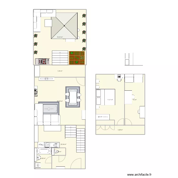 Chemin du Fief. Plan de 