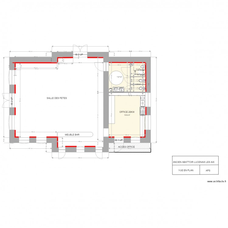 ANCIEN ABATTOIR LUCENAY LES AIX . Plan de 0 pièce et 0 m2