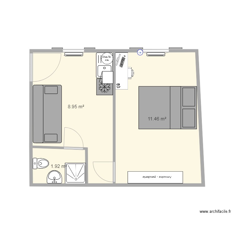 Nouvel appart. Plan de 0 pièce et 0 m2