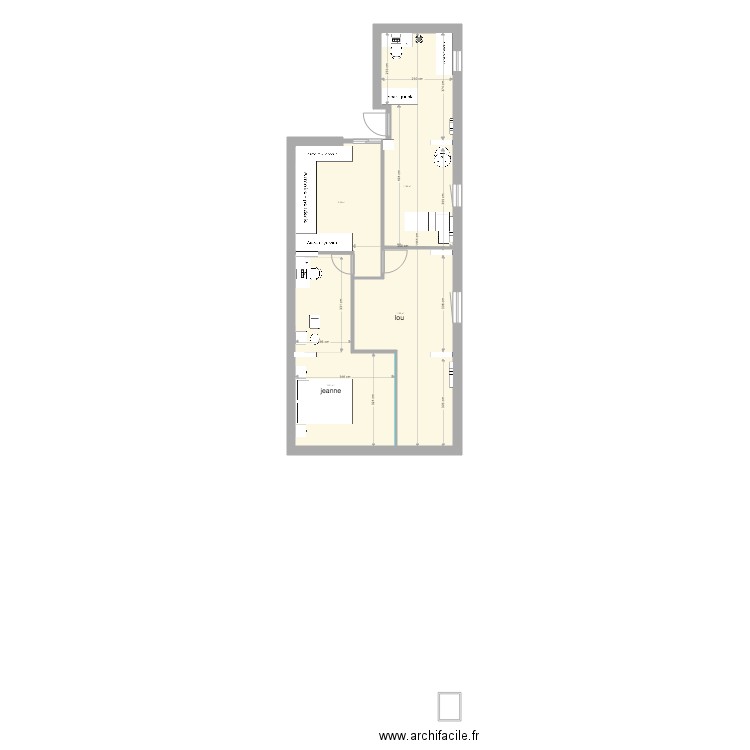 hengstenberg étage lou 3 avec meuble. Plan de 0 pièce et 0 m2