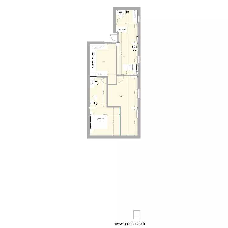hengstenberg &eacute;tage lou 3 avec meuble. Plan de 