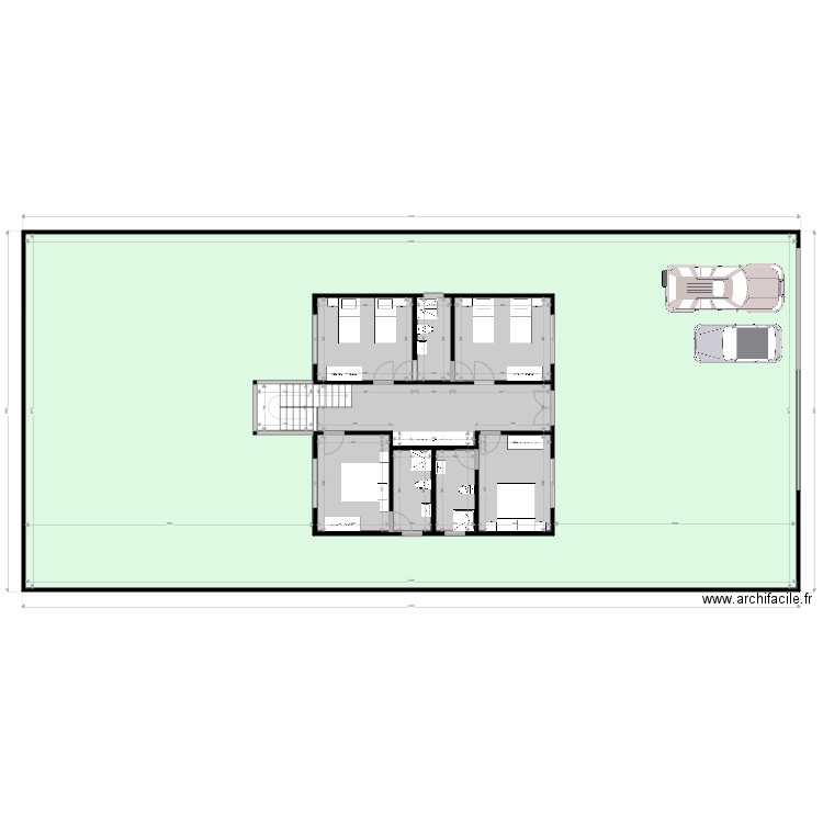 Projet KGL ENS. Plan de 10 pièces et 563 m2