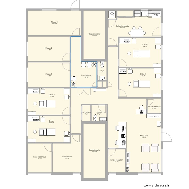 Clinique Maison Myre fauteuils. Plan de 0 pièce et 0 m2