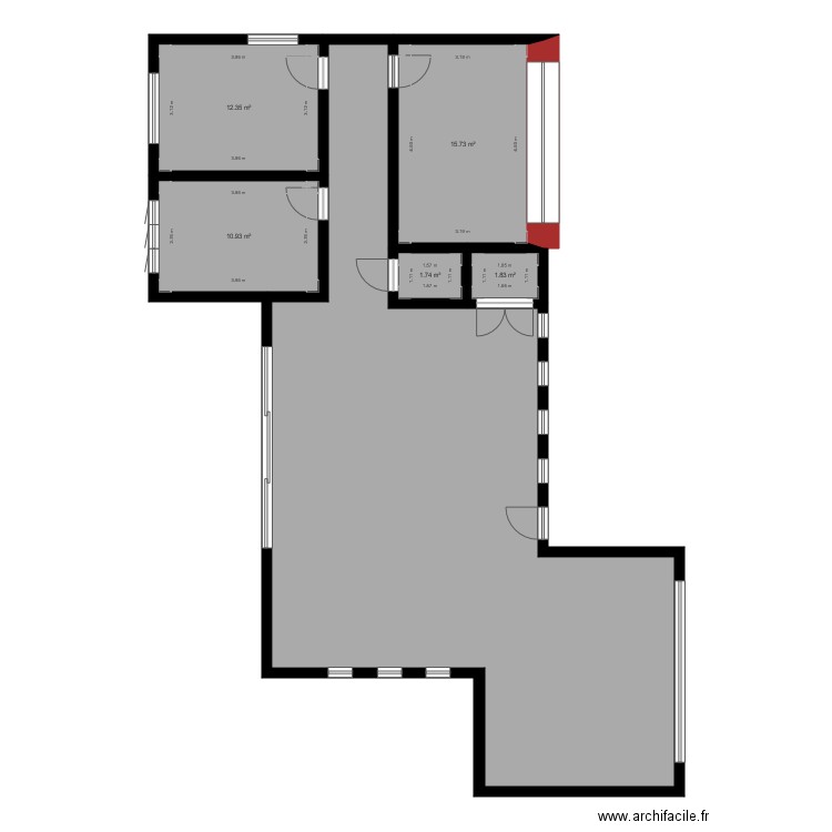 Villa. Plan de 0 pièce et 0 m2