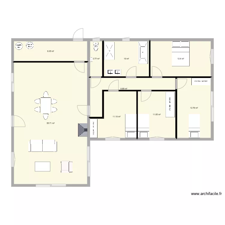 MAISON 2. Plan de 