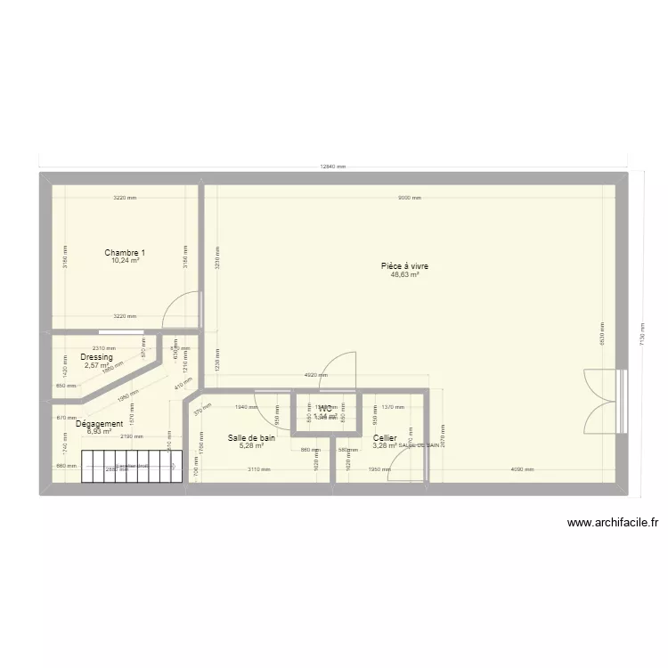 GILLES DAVID RDC. Plan de 