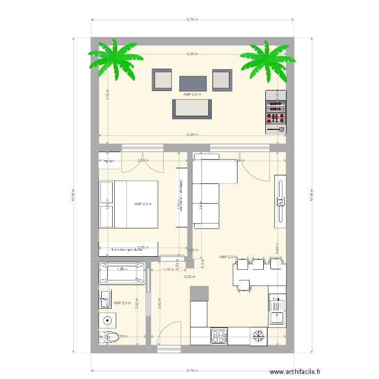 Futur appart C&A. Plan de 0 pièce et 0 m2