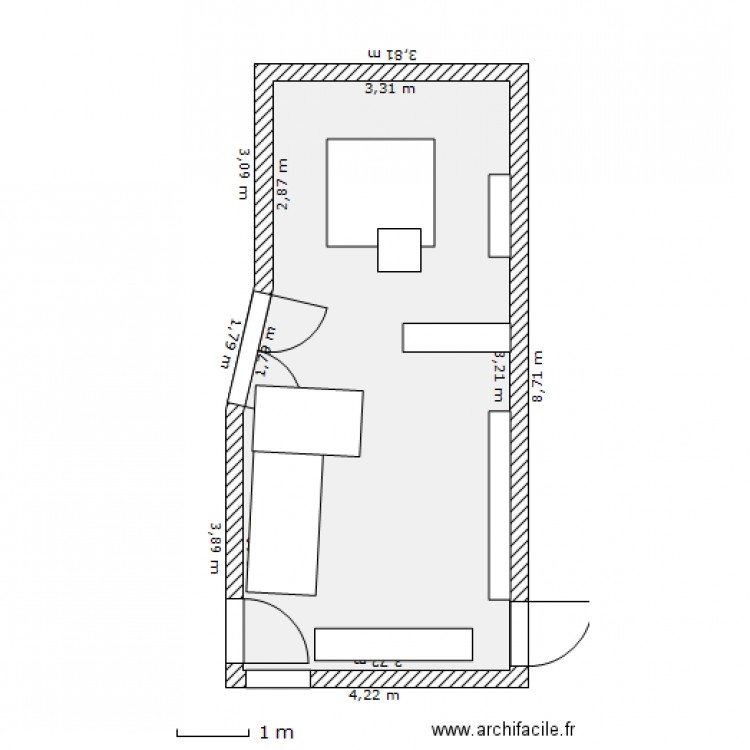 soquette. Plan de 0 pièce et 0 m2