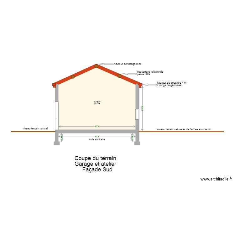 galla. Plan de 0 pièce et 0 m2