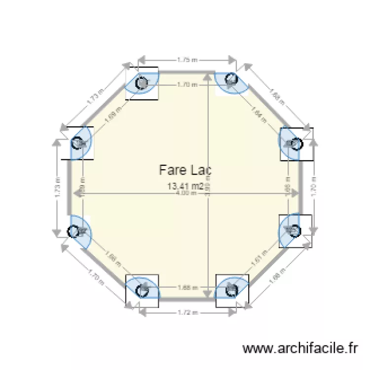 faré lac. Plan de faré lac. Plan de