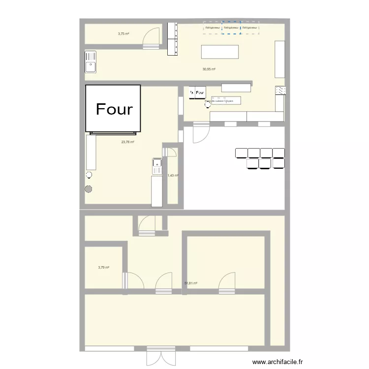 boulangerie d antoine. Plan de 