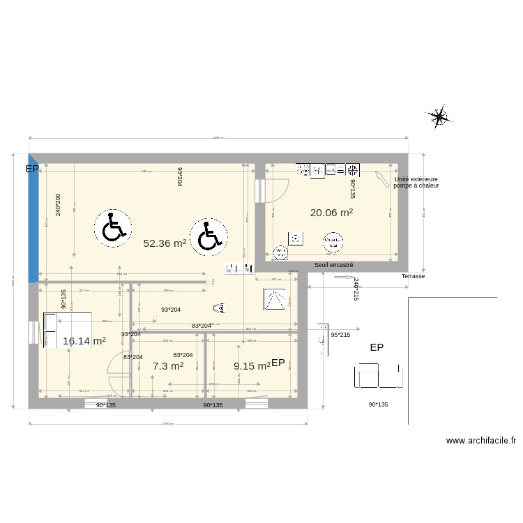 projet st laurent version actualisé 3 janvier 2021. Plan de 0 pièce et 0 m2