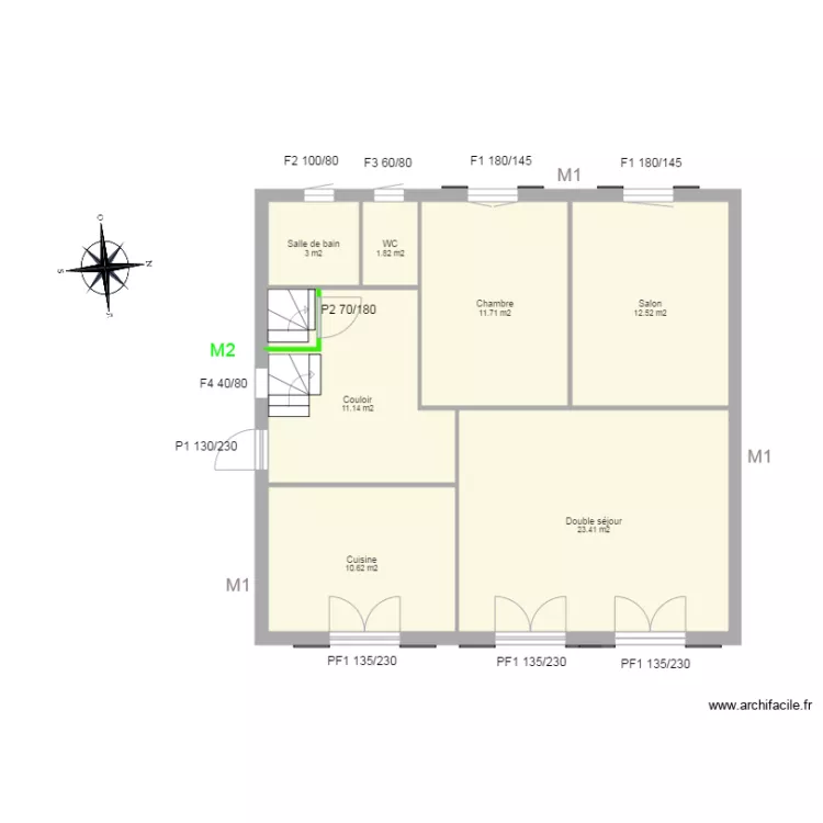 RDC DHABARRY . Plan de RDC DHABARRY . Plan de