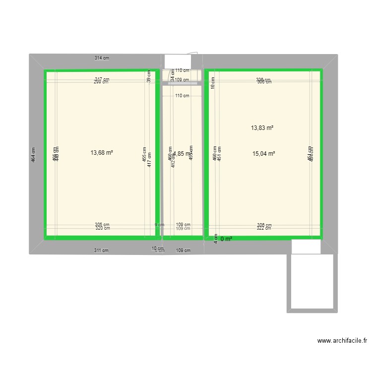 Silvia  locations doublages. Plan de 0 pièce et 0 m2