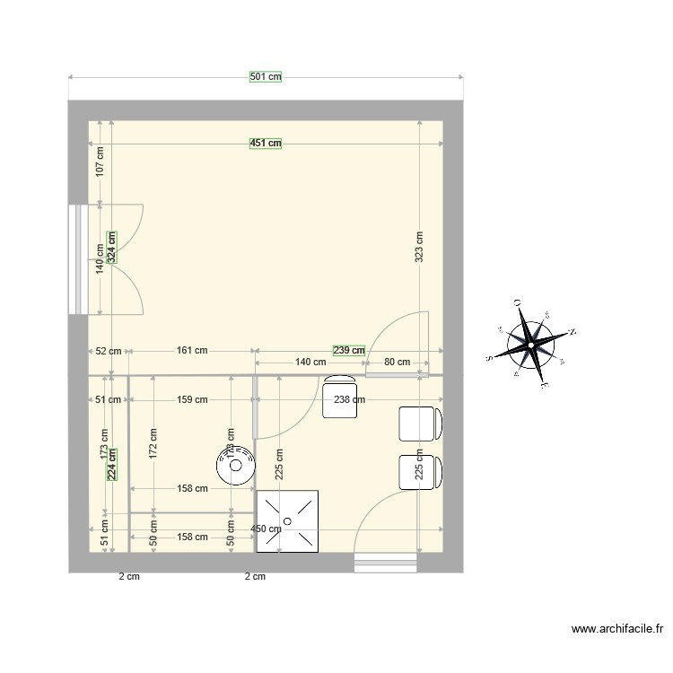 sauna. Plan de 0 pièce et 0 m2