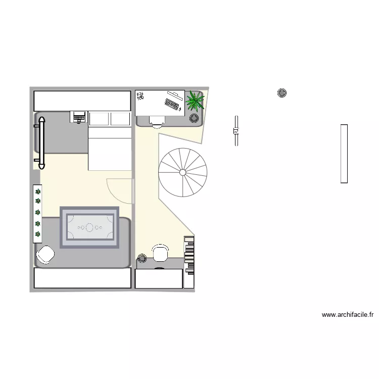 chambre 10 republique. Plan de 