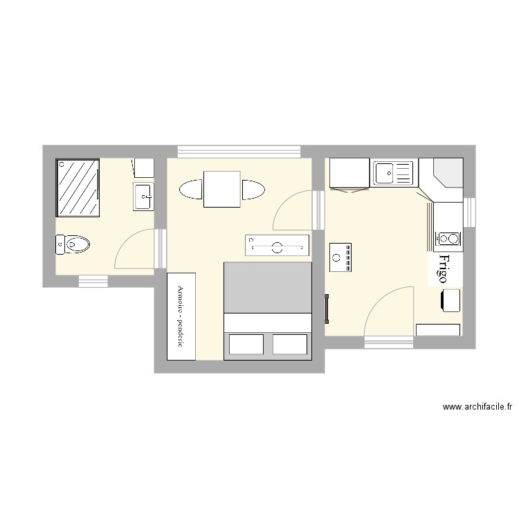 House annexe. Plan de 0 pièce et 0 m2