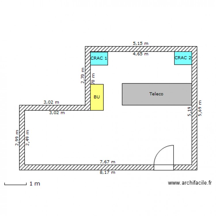 DC City Center. Plan de 0 pièce et 0 m2