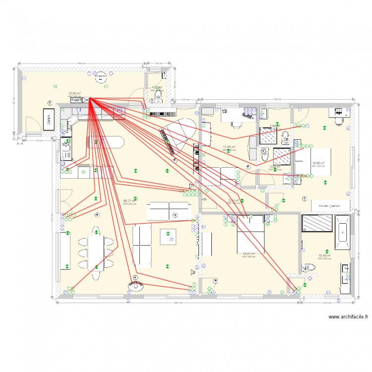 Caixas01 Câblage Commandes poussoirs et VR. Plan de 0 pièce et 0 m2