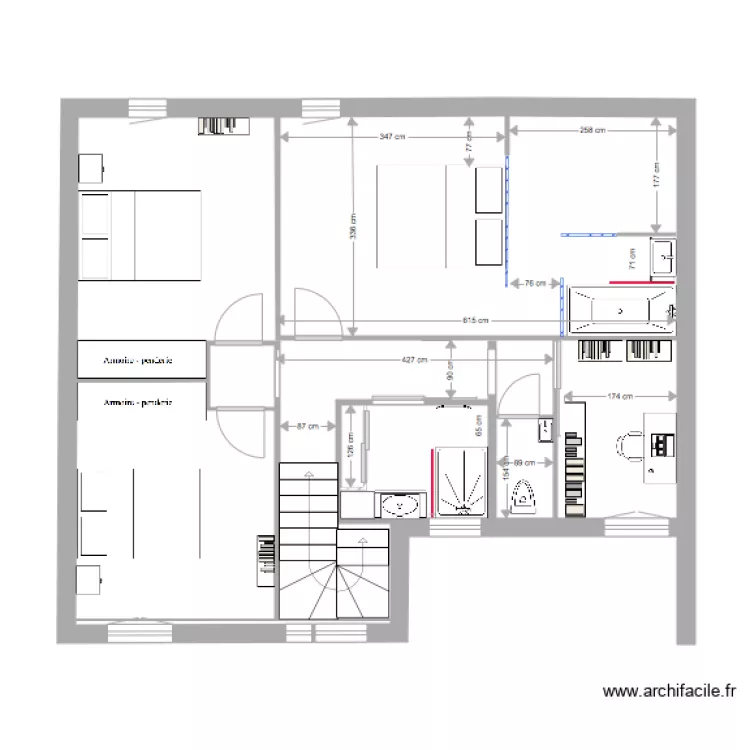 maison etage 7. Plan de 