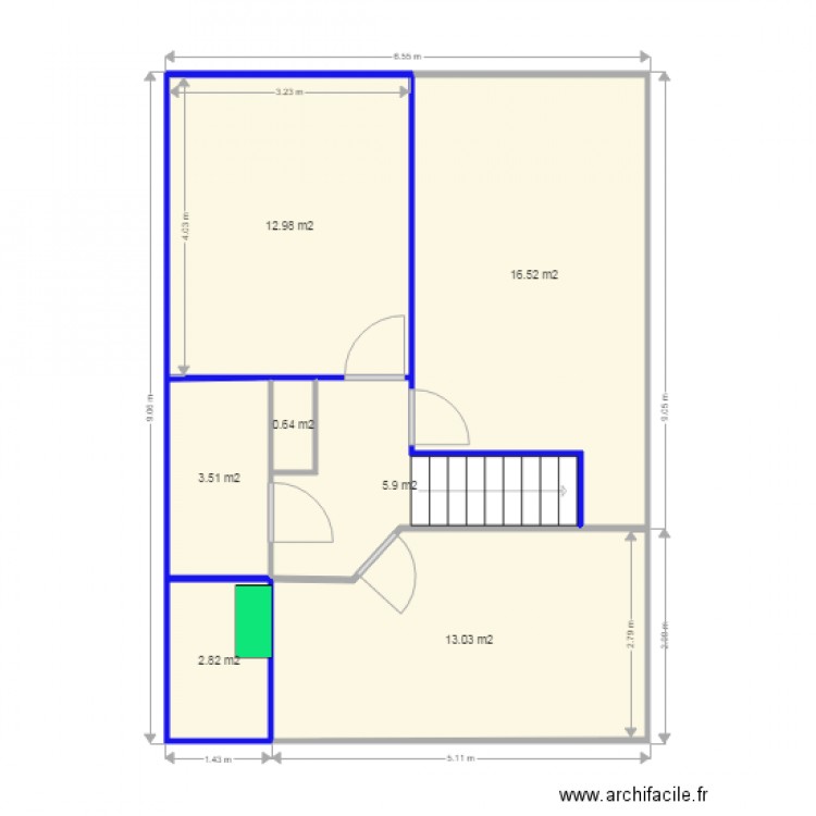 SELLIER  ETAGE. Plan de 0 pièce et 0 m2