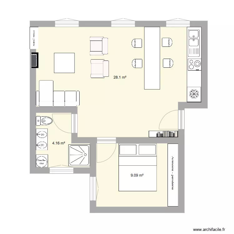 paradis. Plan de 