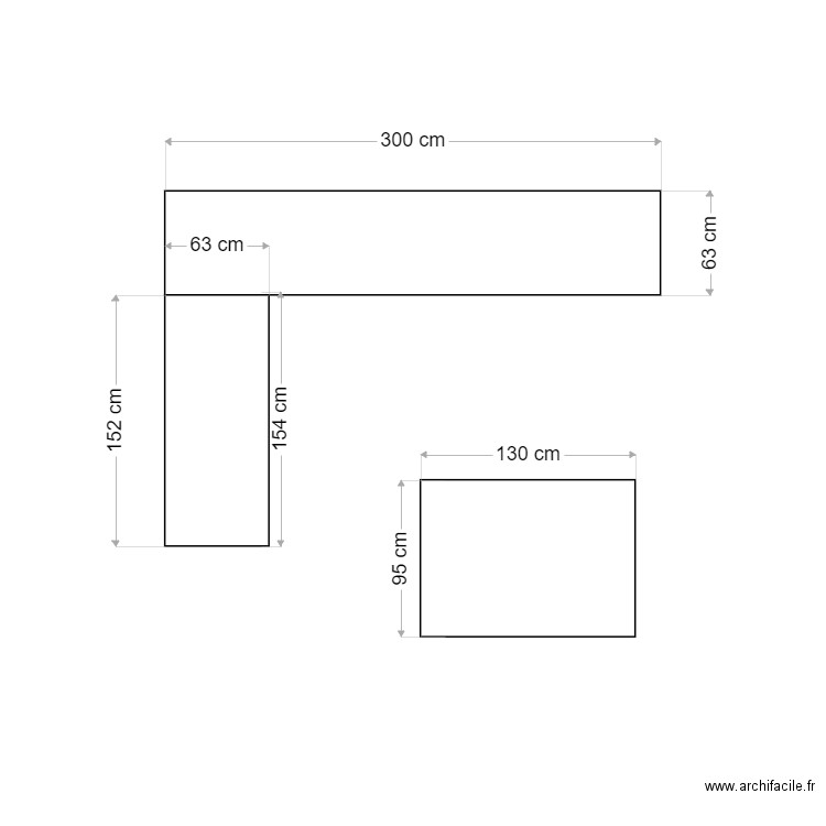 PLAN DE TRAVAIL. Plan de 0 pièce et 0 m2