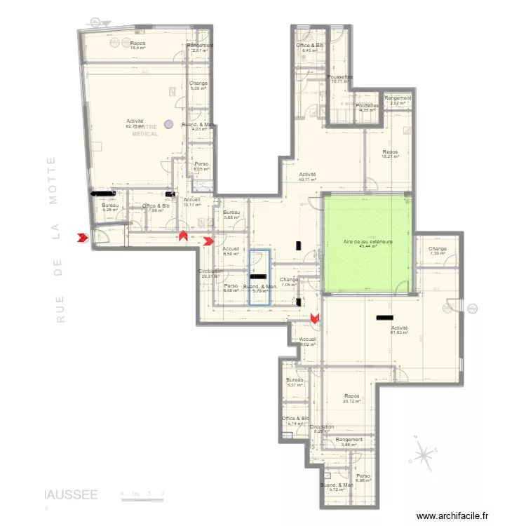 93 Aubervilliers Motte PROJET V ArL 280522. Plan de 