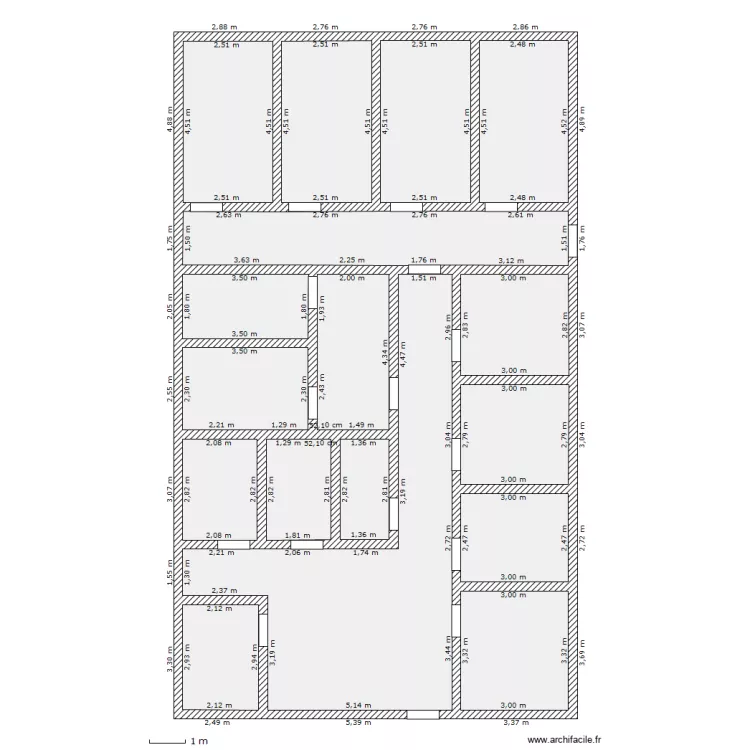 PARTITION DEPARTEMENT COMPRIMES. Plan de 