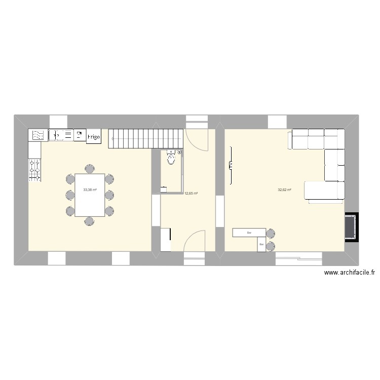 Marot RDC. Plan de 0 pièce et 0 m2