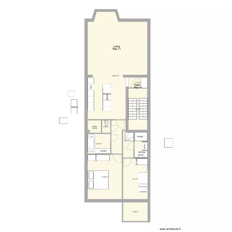 Marie Jos&eacute; Rez1 New2Mesures ok. Plan de 0 pièce et 0 m2