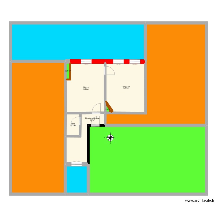 Plan (Seth) 8. Plan de 11 pièces et 279 m2
