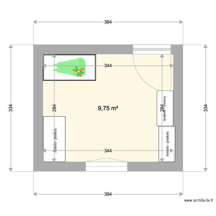 chambre lia. Plan de 0 pièce et 0 m2