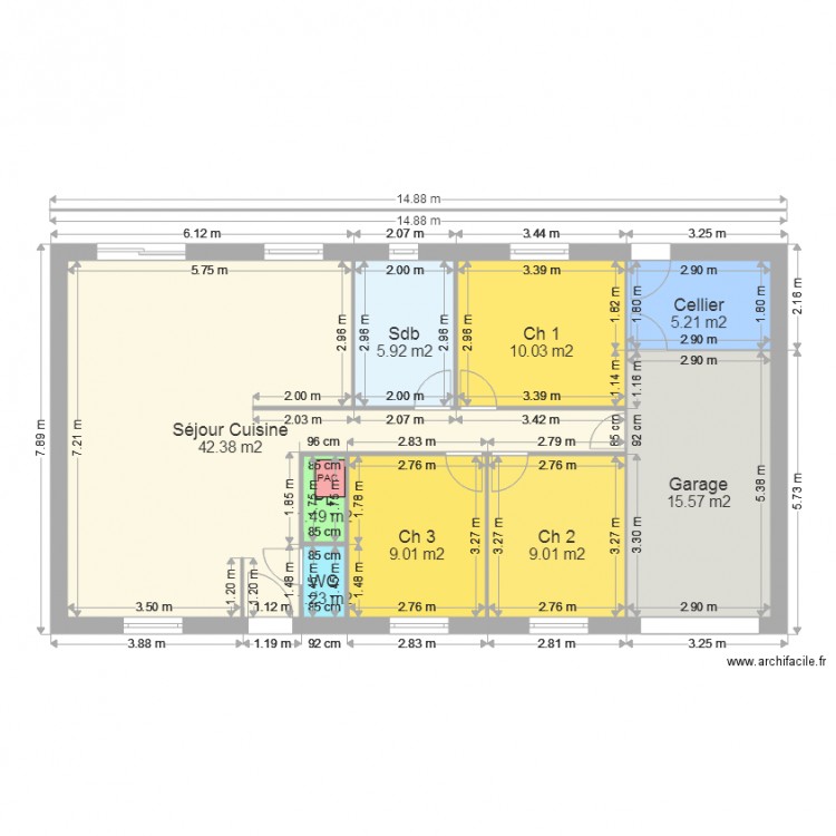 AUBIN TACCOEN. Plan de 0 pièce et 0 m2